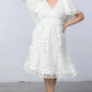 Pretty Petals Mesh Cocktail Dress