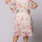 Breezy Border Print Cocktail Dress