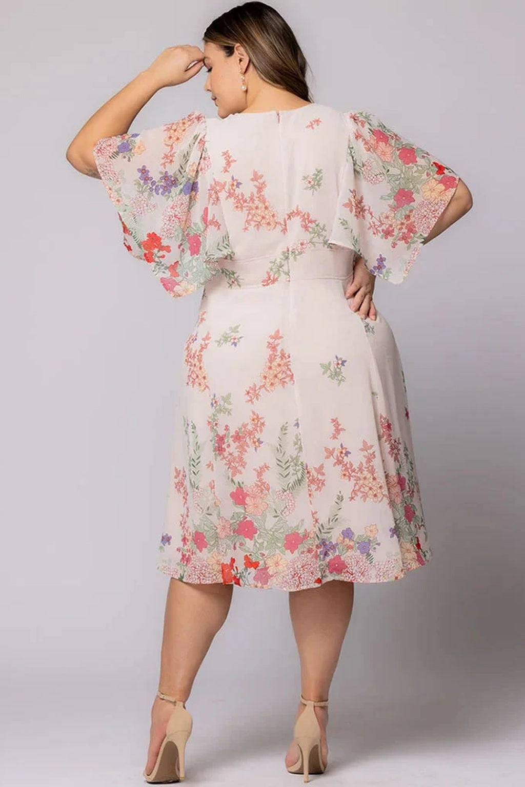 Breezy Border Print Cocktail Dress