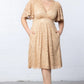 Starry Sequined Lace Cocktail Dress