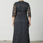 Screen Siren Lace Evening Gown