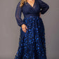 Blossoming Beauty Mesh Evening Gown
