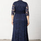 Screen Siren Lace Evening Gown