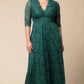 Maria Lace Evening Gown