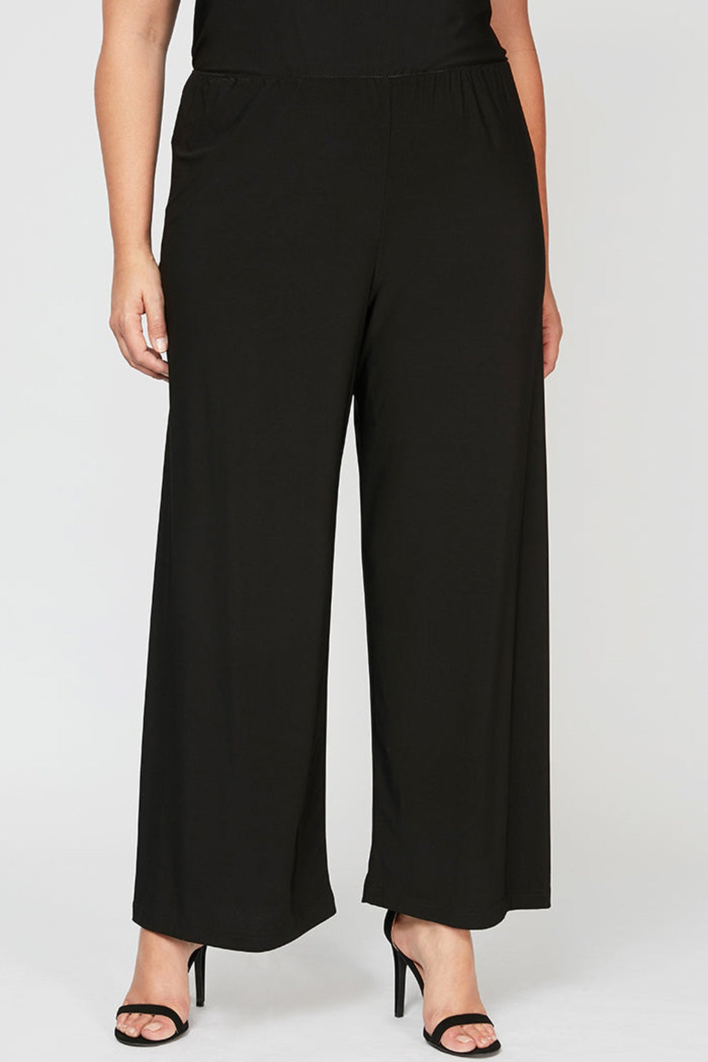 Plus Matte Jersey Straight Leg Long Pant