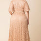 Luminous Sequin Lace Long Gown