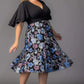Lillian Embroidered Cocktail Dress