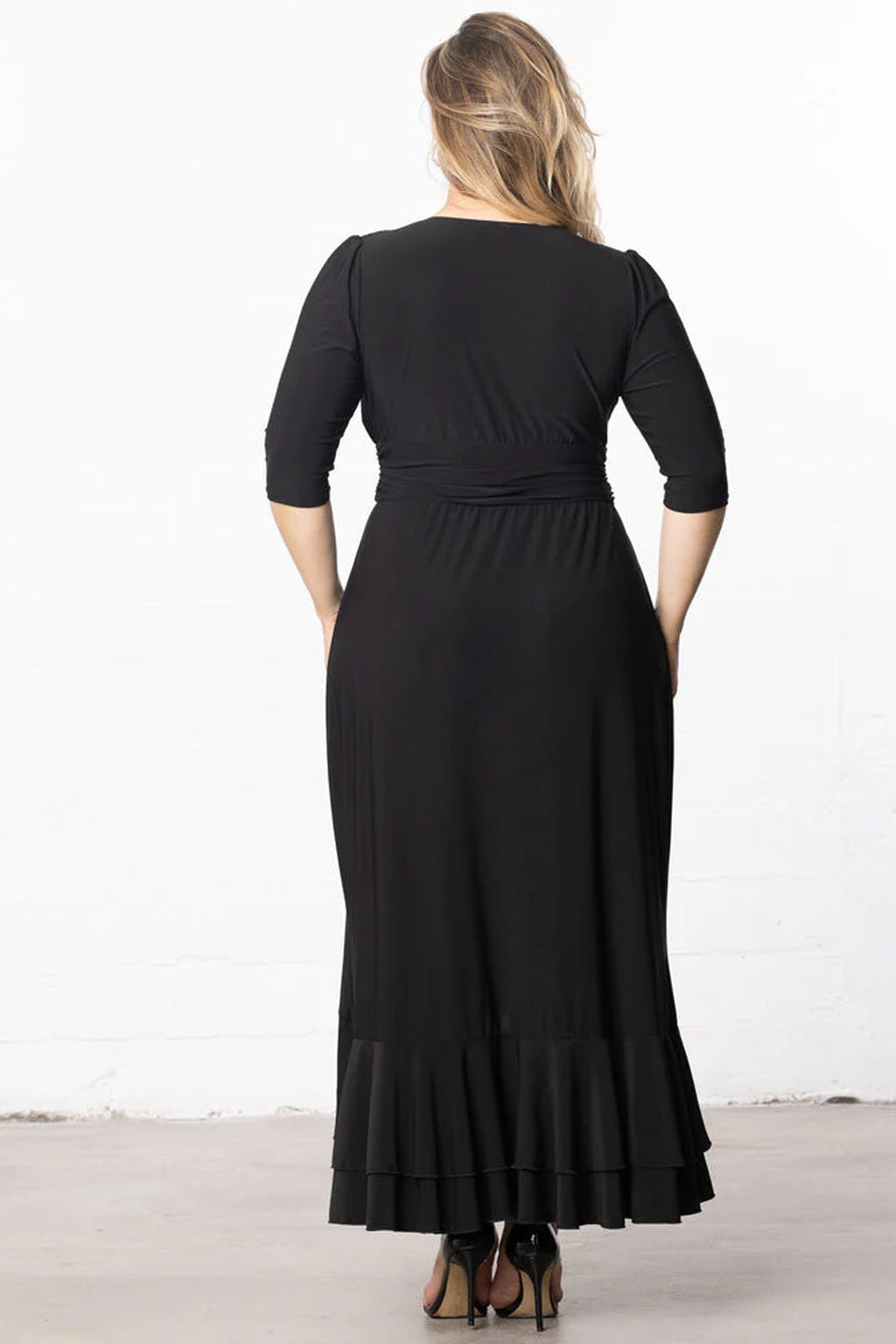 Veronica Ruffled Evening Gown