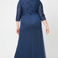 Plus Victoria Empire Waist Gown