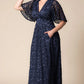 Luminous Sequin Lace Long Gown