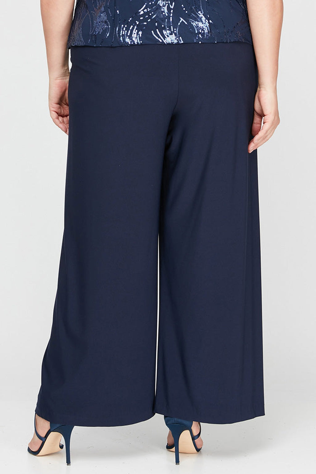 Plus Matte Jersey Straight Leg Long Pant