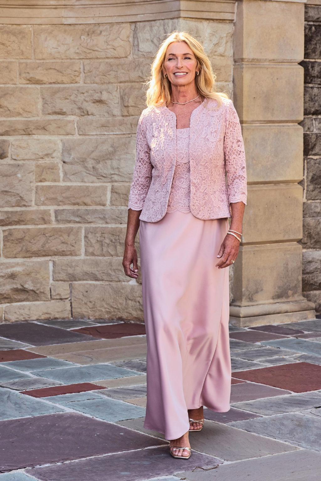 Plus Bethany Glitter Lace Jacket Dress