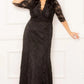 Screen Siren Lace Evening Gown