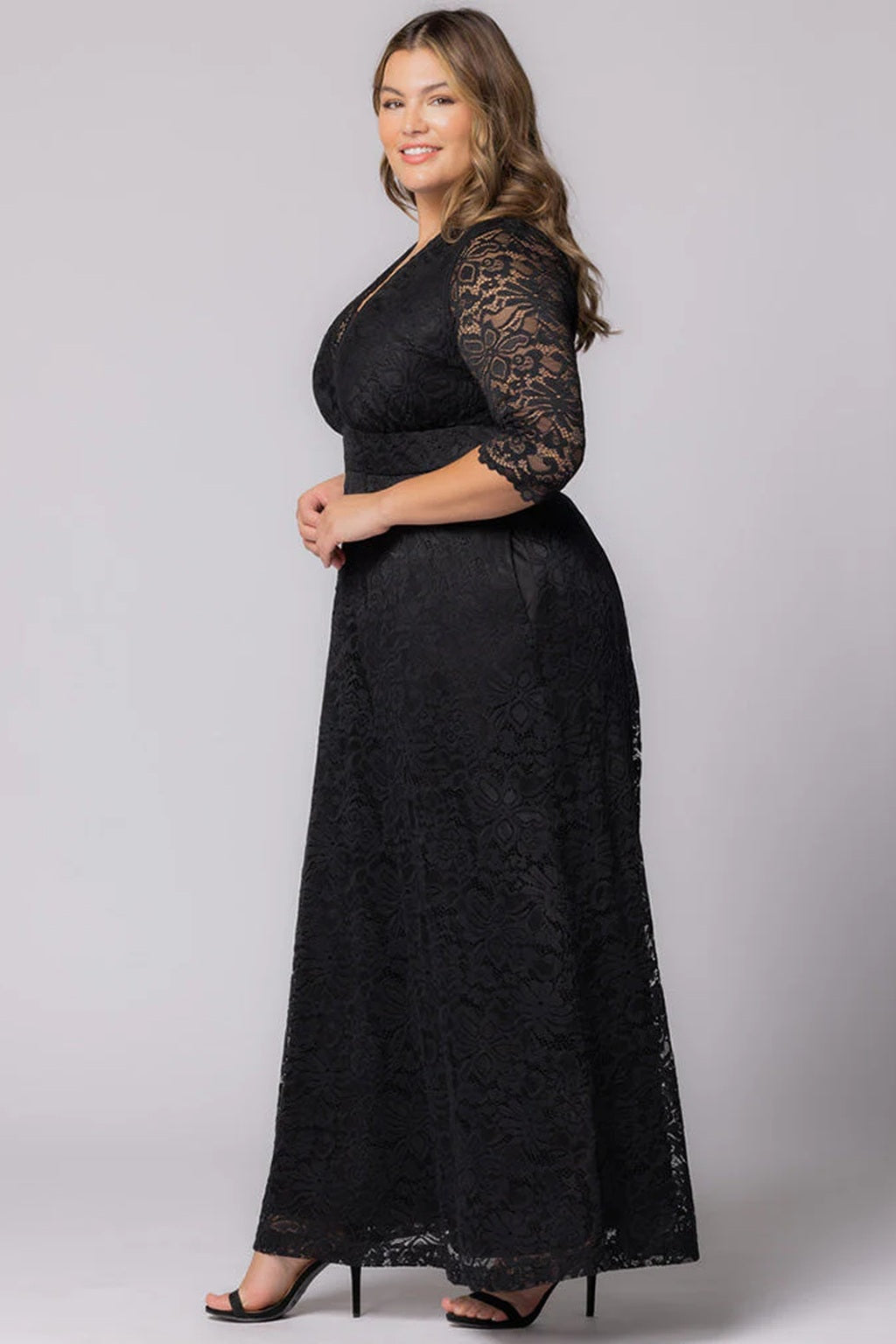 Maria Lace Evening Gown