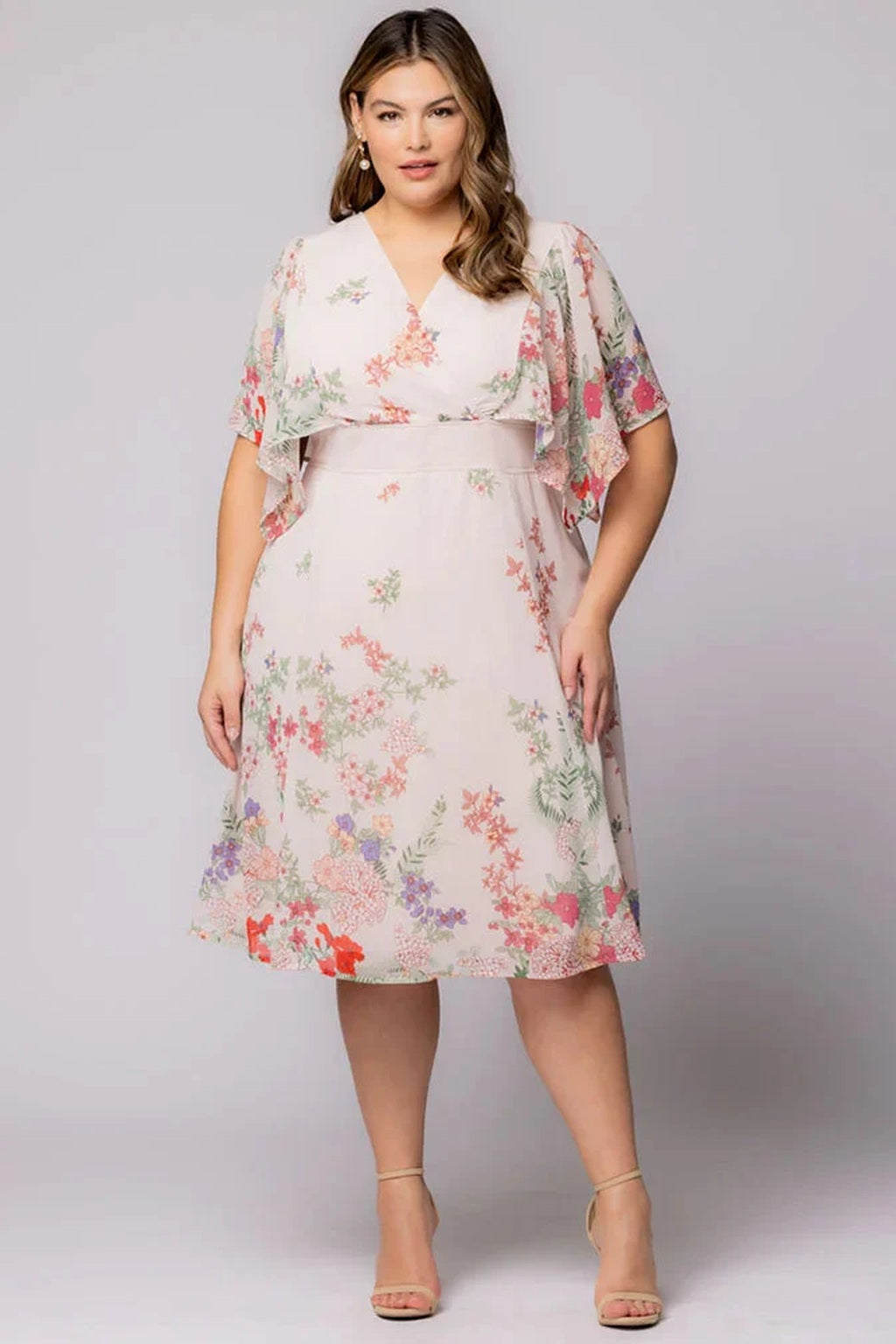 Breezy Border Print Cocktail Dress