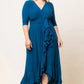 Veronica Ruffled Evening Gown
