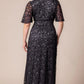 Luminous Sequin Lace Long Gown