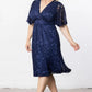 Starry Sequined Lace Cocktail Dress