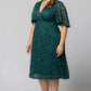 Starry Sequined Lace Cocktail Dress