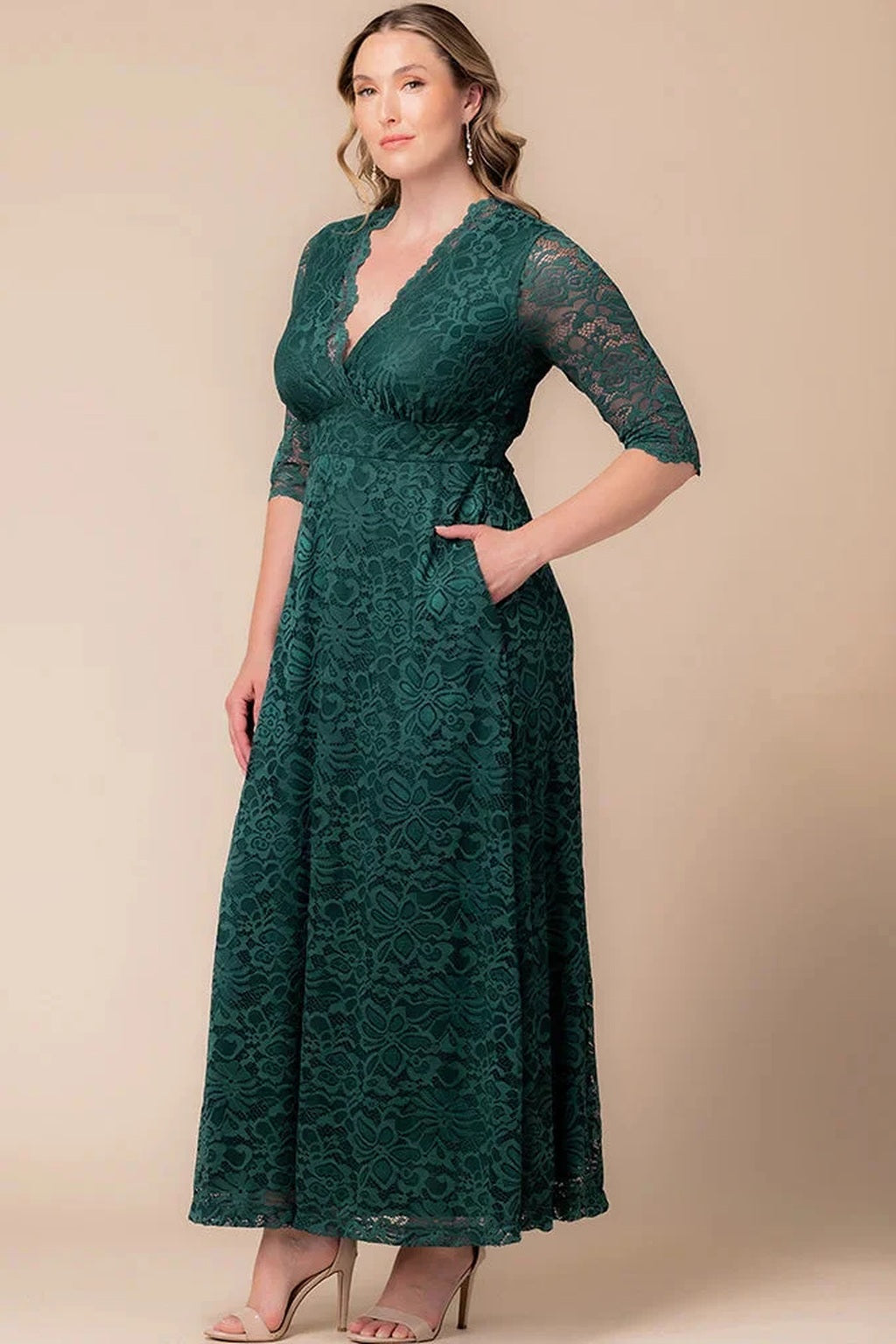 Maria Lace Evening Gown