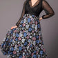 Isabella Embroidered Mesh Gown