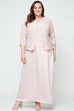 Plus Bethany Glitter Lace Jacket Dress