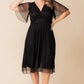 Margot Mesh Midi Cocktail Dress