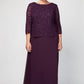 Plus Juliet Sequin Lace & Chiffon Gown