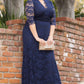 Screen Siren Lace Evening Gown