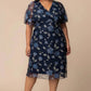 Sonnet Embroidered Midi Cocktail Dress