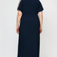 Plus Fiona Embellished Sleeve Jersey Dress