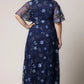 Embroidered Elegance Evening Gown