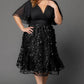 Pretty Petals Mesh Cocktail Dress