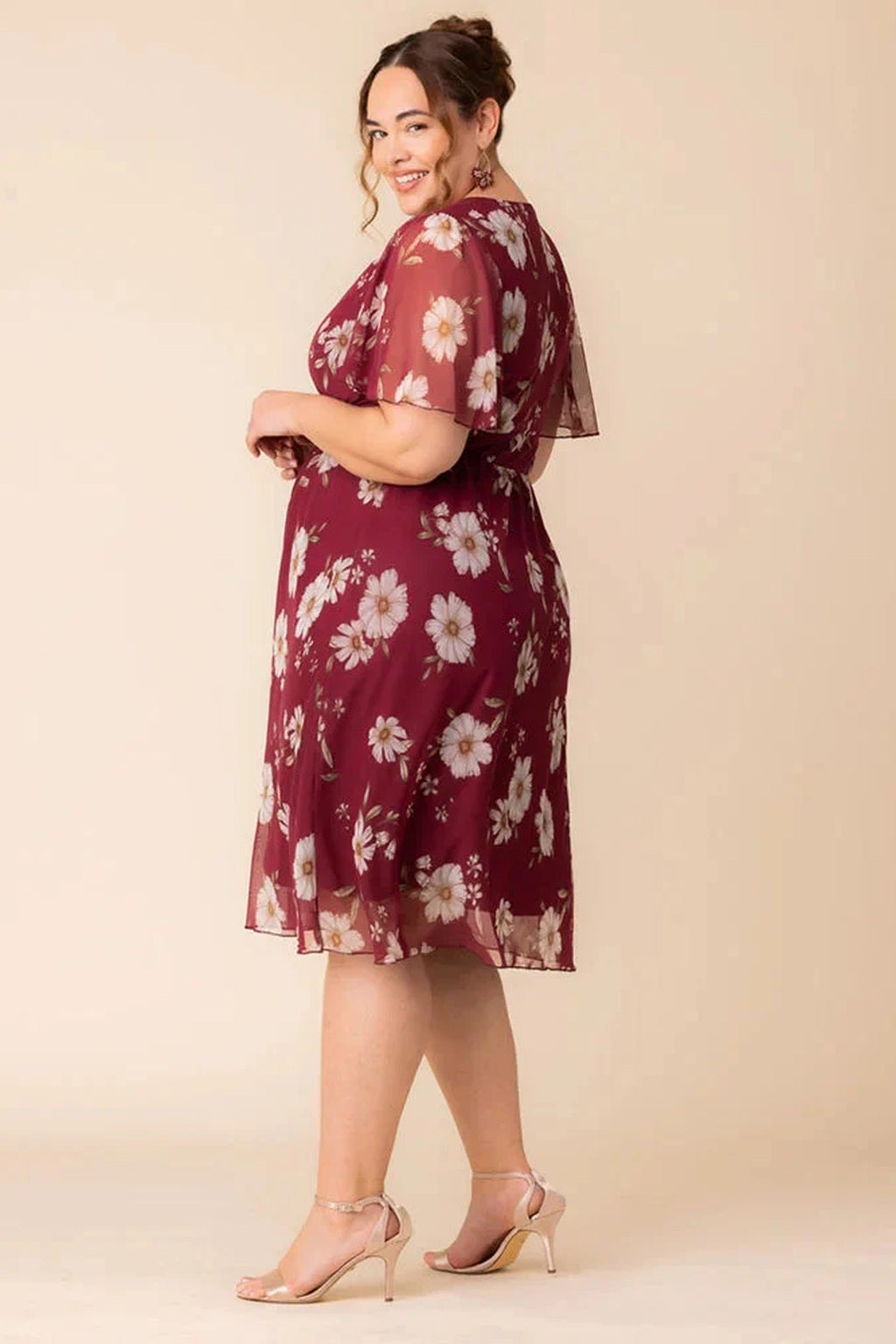 Margot Mesh Midi Cocktail Dress