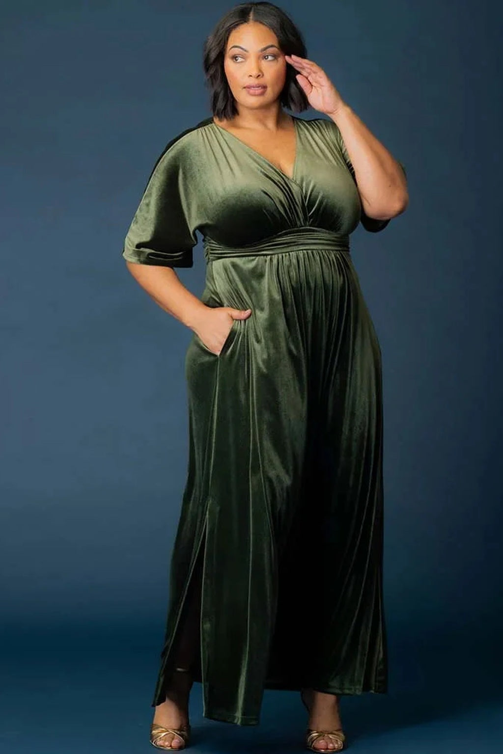 Verona Velvet Evening Gown