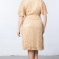 Starry Sequined Lace Cocktail Dress