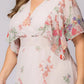 Breezy Border Print Cocktail Dress