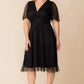 Margot Mesh Midi Cocktail Dress