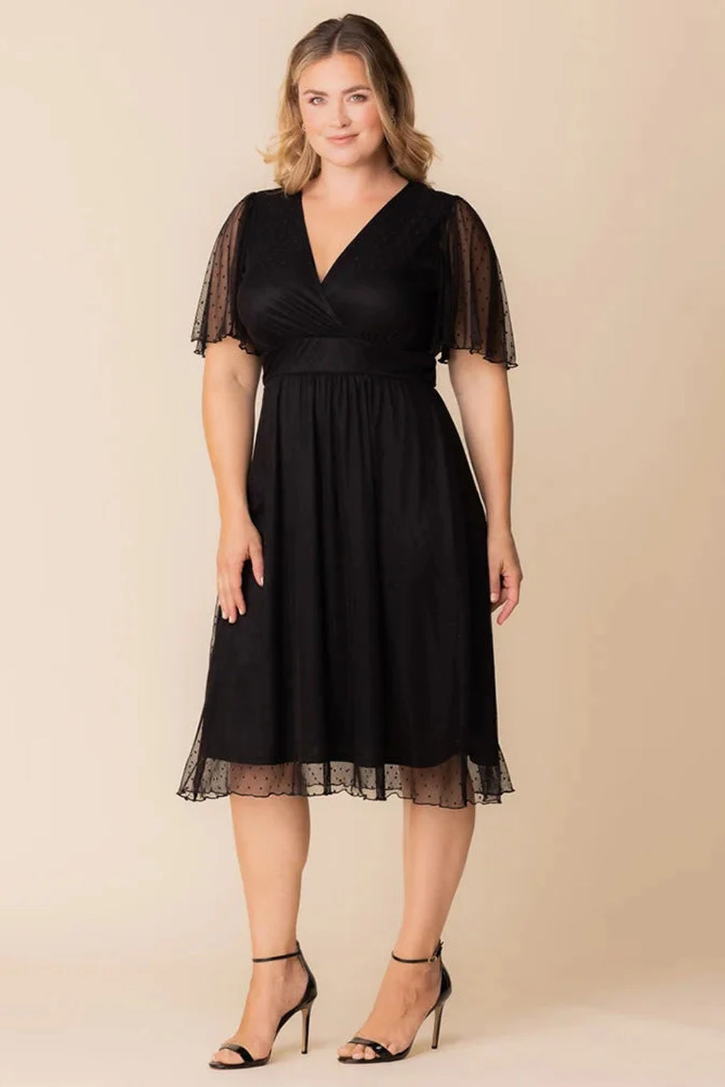 Margot Mesh Midi Cocktail Dress