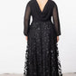 Blossoming Beauty Mesh Evening Gown
