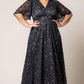 Luminous Sequin Lace Long Gown