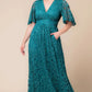 Luminous Sequin Lace Long Gown