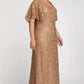Celestial Cape Sleeve Gown