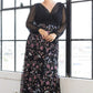 Isabella Embroidered Mesh Gown