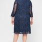 Plus Attached Sequin Detail Jacket Dress