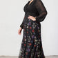 Isabella Embroidered Mesh Gown