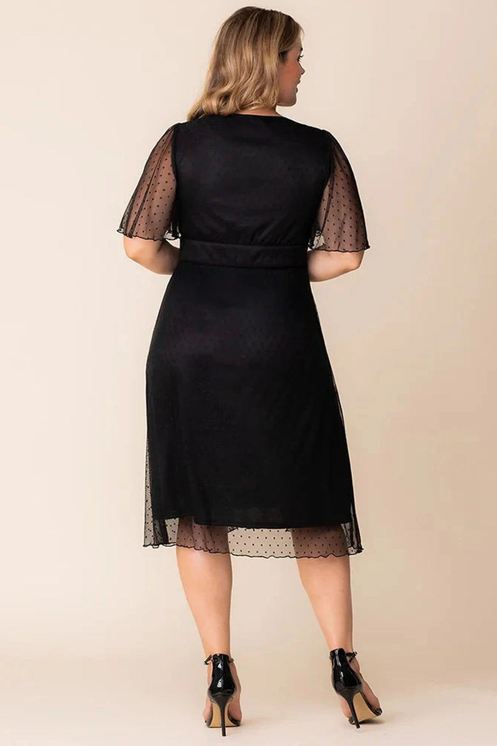 Margot Mesh Midi Cocktail Dress