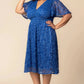 Starry Sequined Lace Cocktail Dress