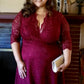 Mademoiselle Lace Cocktail Dress
