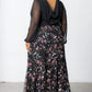 Isabella Embroidered Mesh Gown